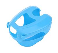 SENECESLI Quality Plastic Frame Holder Practical Fit for Young Racing Birds Safe Feeders for Parrots Non- White Blue Base and Lid (Blue)