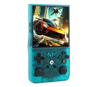 SENECESLI Retro Handheld Game Console, 4.0 Inch IPS HD Screen Retro Gaming Console, Built in 60 Emulators, 4000mAh Battery, Portable Gaming Player for Travel,Gift for Teen or Partner (Clear Green)
