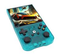 SENECESLI Retro Handheld Game Console, 4.0 Inch IPS HD Screen Retro Gaming Console, Built in 60 Emulators, 4000mAh Battery, Portable Gaming Player for Travel,Gift for Teen or Partner (Clear Green)