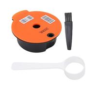 SENECESLI Reusable Pods Kit, Refillable Coffee Capsule Pods Filter, Coffee Machine Accessory with Spoon & Brush, Easy to Clean, Complete Brewing Set (200ML)