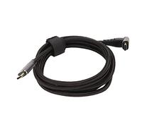 SENECESLI Right Angle USB C Cable for Steam Deck, 90 Degree USB C to USB C Cable, PD100W Type C 3.1 Gen2 USB C Fast Charging Cord for Steam Deck, Supports 4K 60Hz, Nylon Braided & Gold