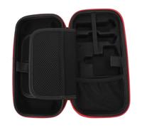SENECESLI Shockproof Hard EVA Protective Travel Case for OLED, Extra Large Storage Space for Essential Accessories, Ideal for On-The-Go Use, Black Red