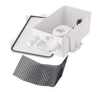 SENECESLI Shower Sump Pump, 750GPH 12V/24V DC Automatic Bilge Drain Box with Float Switch and Multi Inlet Ports for Marine Boat Yacht Shower Sink Water (24V)