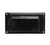 SENECESLI Side RV Vent Covers, RV Side Exhaust Vent Cover, Proof Rainproof Air Ventilation Cover with Screw Fixing for Camping Vehicle Trailer Boat Yacht Motorhome (Black: 03040287)