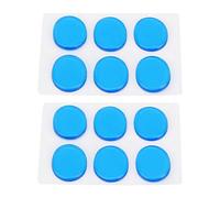 SENECESLI Silicone Drum Damper Set 12PCs Blue Drum Silencer Sticky and Soft Material for Lowering Tone Ideal for Quiet Practice