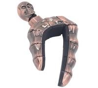 SENECESLI Skull Knob Locking Guitar for Electric Acoustic Guitars Ukulele, Zinc Alloy Body Soft Silicone, Change the Tone for Guitarists and Musicians (Bronze)