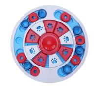 SENECESLI Slow Feder Dogs -Puzzle Toys, Promotion of the Digestion Interactive Dog Puzzle Toy Easy to Clean Intelligence Training Pp ABS Plastic for Cats (Red)