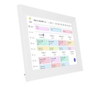 SENECESLI Smart Digital Calendar, Smart Electronic Calendar, 10.1 Inch Smart Touch Screen Home Interactive Electron Calendar, Family Schedules Meal Planner for Wall or Desk (UK Plug)