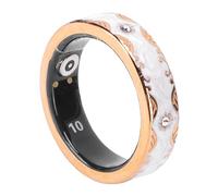 SENECESLI Smart Ring Health Tracker, for Men and Women, Sleep Tracker, More Than 100 Sports Modes, IP68 Waterproofing, Enamel Painting Fitness Ring for Gifts (#8)