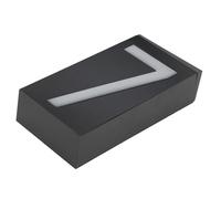 SENECESLI Solar Power LED Number Sign Light for Outdoor, High Conversion Rate Address Plate for House Store Hotel with Rainproof Design, Energy Saving Door Sign Light for Shop Gates, Corridor Gates,