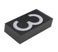 SENECESLI Solar Power LED Number Sign Light for Outdoor, High Conversion Rate Address Plate for House Store Hotel with Rainproof Design, Energy Saving Door Sign Light for Shop Gates, Corridor Gates,