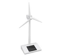 SENECESLI Solar Powered Wind Model Science Teaching Desk Ornament Environmental DIY Windmill Model Suitable for Children over 8 Years Old Solar Energy Decor Toy 5.5" X 3." X 10.2"