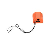 SENECESLI SP Game Console Type C Charging Adapter with 3.5mm Jack Anti-Loss Rope Sturdy PETG Material for Reliable Gaming (Orange)