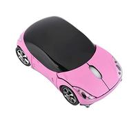 SENECESLI Sports Car Shape Wireless Mouse, 2.4G Mouse for Wins/Vista/Wins 7 / ME / 2000 / MacOS (Rose)