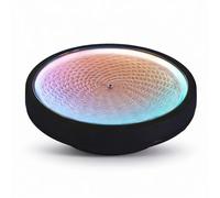 SENECESLI Table Sand Art, 8.66 Inch Dynamic Sand Art Sandscape, Mini Painting Robot, DIY & App Control for iOS for Android, RGB Colorful Lights, Desktop Machine Decor
