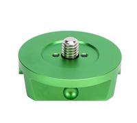SENECESLI Telescope Ball Head Adapter, Aluminum Alloy Ball Head Connection Pedestal for Astronomy Observation with Quick Locking Knob (Green)