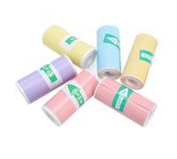SENECESLI Thermal Printing Paper Inkless 6 Roll Pack for Mini Printers Portable Label Note Sticker for Crafters