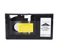 SENECESLI VHS C Tape Cassette Adapter for S VHS C, S VHS Tapes, VHS C, VHS Tapes, Including All 1.2mm Standard Tapes, Video Cassette Player