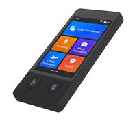 SENECESLI Voice Translator, Support Recording Photo Language Translator Device Noise Reduction 3.7in Touchscreen 144 Online Languages for Trips
