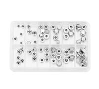 SENECESLI Watch Crown Parts, Professional Watch Accessory Replacement Stainless Steel Button, with Variety of Patterns, for Chronograph Makers and Repair Work