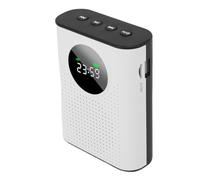 SENECESLI Wireless Voice Amplifier, PA System with Bluetooth and Headset Mic, LED Display Screen, Rechargeable Portable Microphone Speaker for Teachers Classroom Yoga Meetings Speeches