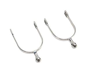 SENECESLI Women Horse Spurs Stainless Steel with Rolling Ball for Equestrian Boots Horse Riding Control Training for Horsemanship Lovers