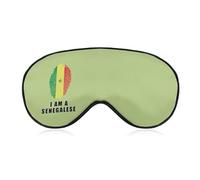 Senegal I Am A Senegalese Comfortable Sleep Eye Mask Soft Covers for Sleeping with Adjustable Strap