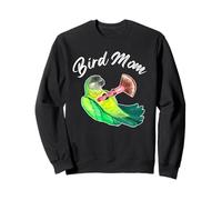 Senegal Parrot Bird Mom Watercolor Sweatshirt