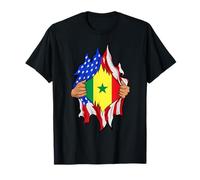 Senegalese Blood Inside Me Proud Senegal Flag T-Shirt