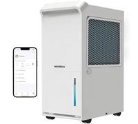 Senelux 25L/Day Dehumidifier Smart App Wi-Fi with 5.5L Water Tank, Continuous Drainage, Large Room Laundry Drying, Bedrooms, Basements Sleep Mode, 24H Timer & Overflow Protection