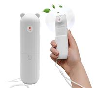 Senelux Handheld Fan, Mini Hand Held Fan, 2500mAh Battery Operated, USB Rechargeable Mini Desk Fan, 12-24 Working Hours Portable USB Rechargeable Pocket Fan Quiet, for Home Office Outdoor Travel