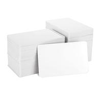 SENENQU 200PCS White PVC Cards, Blank Printable Plastic Business ID Cards, 30 Mil, 760 Micron, CR80 Credit Card Size - 85.5MM x 54MM