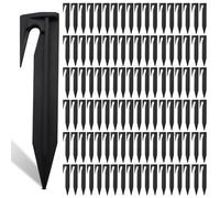 SENENQU Set of 200 Pegs for the Robotic Lawnmower, Plastic Boundary Cable, Ground Anchor, Cable Robotic Lawnmower, Lawn Robot Boundary Wire, Compatible with Gardena, Worx, Bosch