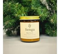Senga Handcrafted Natural Soy Wax Scented Candles, Vanilla, Cinnamon, Spiced Cider, Fresh Linen, Lavender. 180ml (Baked Vanilla)