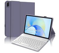 SENGBIRCH Keyboard Case for Honor Pad X9 11.5'' 2023 - Detachable Wireless Bluetooth Keyboard, Protective Cover for Honor Pad X9 11.5'' with Keyboard, Purple
