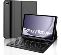 SENGBIRCH Keyboard Case for Samsung Galaxy Tab A11 Plus 2025/A9 Plus 2023 11 inch - UK Layout Detachable Bluetooth Keyboard, Protective Cover for Galaxy Tab A9+ 11'' with Wireless Keyboard, Black