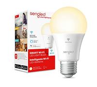 Sengeld Smart Bulb, Alexa Light Bulbs E27, WiFi Bulbs that Work with Alexa Smart Home Devices & Google Home, Dimmable LED Bulbs Remote Control, Smart Light Bulbs Energy Saving 60W,806LM 2700K,1 Pack