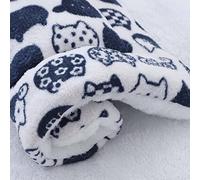 SENGHUI Cozy Calming Cat Blanket, Bed Self Heating Pet Pad, Ultra Soft and Warm Dog Mat Flannel Blankets for Indoor Cats, in A Variety of Sizes to Fit Most Pets (K, L)