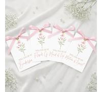 Sengift 12 Pcs Bridesmaid Proposal Gifts with Pink Ribbon Bow | 8 Will You Be My Bridesmaid Card | 2 Sister Maid of Honor Proposal | 1 Gifts for Matron of Honor | 1 Flower Girl Invitation