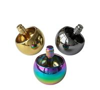 SENGiMC Metal Tippe Top Flip Spinner, Automatic Flipping Gyroscope Desk Toy for Adults Office Stress Relief, Classic Vintage Fidget Toy Party Favors Gift, Portable (3Pcs)