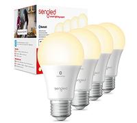 Sengled Smart Bulb, Alexa Light Bulb, Bluetooth Dimmable LED Bulbs E27, Work with Amazon Alexa (Echo and Echo Dot), Remote Control Voice Control, Energy Saving 8.8W 806LM, Soft White, 4 Pack, B11-U21W
