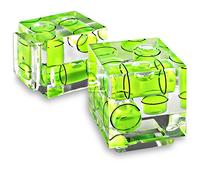 SENHAI Triple 3 Axis Hot Shoe Bubble Spirit Level for Canon Nikon Pentax DSLR Camera (2 Pack)