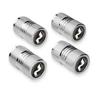 SenhE 4PCS Screw-On Tyre Valve Caps for Hyundai N I20 I30 IX35 Tucson Kona Elantra Corrosion Resistant Dust Proof Leak-Proof Car Accessories,C