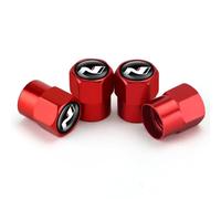 SenhE 4PCS Screw-On Tyre Valve Caps for Hyundai N LINE I20 I30 IX35 Tucson Elantra Kona Santafe Corrosion Resistant Dust Proof Leak-Proof Car Accessories,E