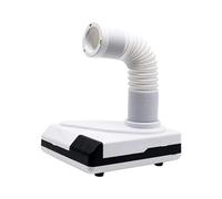 SenhE Dental Dust Extractor 60W, 360° Flexible Duct with LED, Space Saving Design, Noise Reduction Design for Dental Laboratory Salon & Home DIY Nail Art Use
