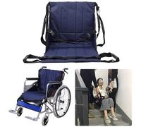 SenhE Patient Lifting Sling Transfer Chair Cushion, Lift Stairs Slide Board Transfer, Emergency Evacuation Chair Wheelchair Belt for Elderly Disabled Transportation Home Care