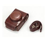 SENHE PU Leather Case For Shoulder Bag Camera Bag Case Fit For Panasonic Fit For Lumix LX7 LX5 LX3 LX10 LX15(Coffee 1)