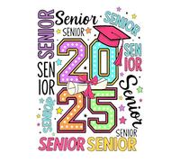 Senior 2025 Notebook: 6x9 Blank Lined Notebook Journal, Ideal for High School Memories, Graduation Planning, and Daily Notes