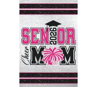 Senior 2026 Cheer Mom: Blank 120 Page Lined Journal/Notebook/Poetry/Lyric Book