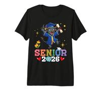 Senior 2026 Graduation Buffalo Class of 26 Scholar Graduate Premium T-Shirt
